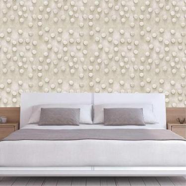 Imagem de Papel De Parede Círculos Geométrico 3D Autocolante Lavável - LRP