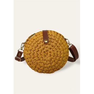 Imagem de Bolsa Feminina De Crochê Timeless - Cute&Chic , Mostarda
