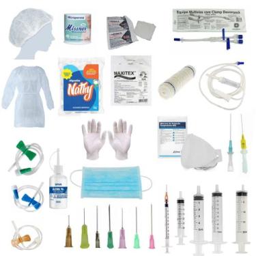 Imagem de Kit para estágio com 48 itens capote luva e touca - Descarpack