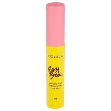 Imagem de Máscara para sobrancelhas com cor efeito natural Easy Brow Vizzela - 0