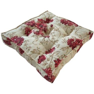 Imagem de Almofada Futton Turco 42x42cm Firenze Vermelho - FASTLAR