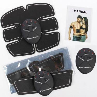 Imagem de Aparelho Gold Sports Total Shape Pro Estimulador Elétrica Muscular Abd