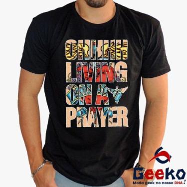 Imagem de Camiseta Bon Jovi 100% Algodão Ohhhh Living on a Prayer Rock Geeko, Pr