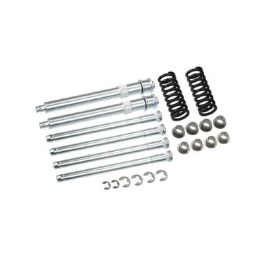Imagem de ACROPIX Kit de bucha de dobradiça de porta de carro, kit de reparo de bucha de pino de dobradiça de porta dianteira para Chevrolet Blazer 1992-1994, metal, com mola, preto prateado, 1 conjunto de