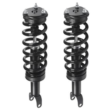Imagem de Peforway Par de amortecedores dianteiros completos com mola helicoidal serve para Dodge Ram 1500 4WD 2009-2010, para Ram 1500 4WD 2011-2018, Ram 1500 Classic 4WD 2019-2020, Exc. #172292
