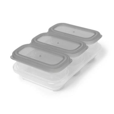 Imagem de Potes de Papinha Easy-Store Cinza Skip Hop, Potes