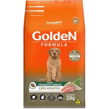 Imagem de GoldeN Formula Cães Adultos Frango & Arroz 3 kg - PREMIER