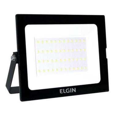 Imagem de Refletor(Projetor) Led, Marca Elgin 50W, IP65,Bivolt, 6500 K, 50W, 1 u