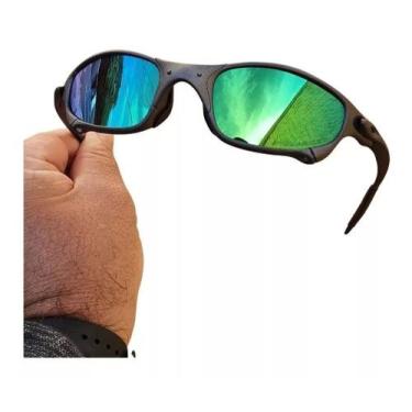 Imagem de Oculos de Sol Juliet X-Metal Verde Claro Mago Espelhado Pinado DoubleX