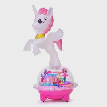 Imagem de Brinquedo Interativo Unicórnio Disco Voador Com Luz E Música. - toys