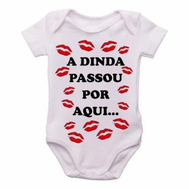Imagem de  body nenê criança roupa bebê Dinda passou por aqui - Empório Dutra, P