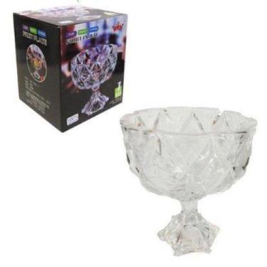 Imagem de Bomboniere Taca de Vidro Relevo 16x13,5cm de Diametro - Carving Studio