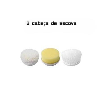 Imagem de Escova De Limpeza Elétrica 5 Em 1 Sem Fio Giratória Multiuso Cozinha B