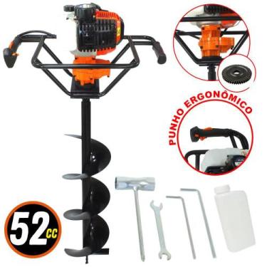 Imagem de Perfurador de Solo Vulcan VPS520 2T 52CC 2,5CV Gasolina, Arranque Manu