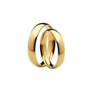 Imagem de Aliança De Noivado Ou Casamento Em Ouro 18k -3 Mm - 4.5 Gr - Ouro 18 k
