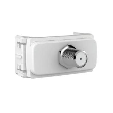 Imagem de Módulo Tomada Antena Tv 75 Ohms Branco Compose - Weg