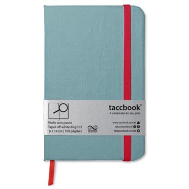 Imagem de Caderneta Sem pauta taccbook Verde persa 9x14 Ríg.