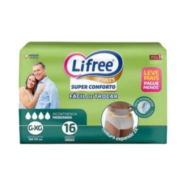 Imagem de Lifree Fralda Calça Super Conforto Geriátrica G/XG com 16 Unidades