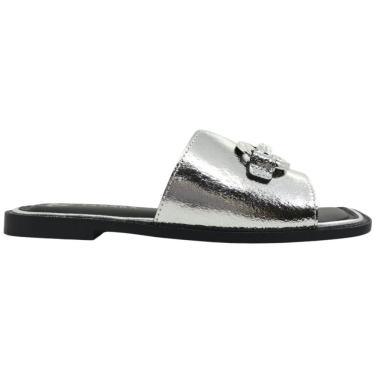 Imagem de Tamanco Feminino Slide Casual Dia a Dia Passeio Trabalho em Couro Conforto Tanara T8791