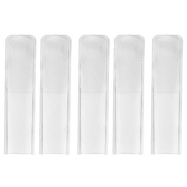 Imagem de Palhetas de Saxofone Alto 5 Peças, 2.5 Resina Eb Alto Sax Substituição Acessórios de Instrumento de Sopro para Iniciantes (Branco)