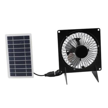 Imagem de 10w Ventilador de Exaustão Movido a Energia Solar, Ventilador de Ventilação Solar Ventilador de Ventilação Movido a Energia Solar Galinheiro Ventilador Solar para Casa de Animais
