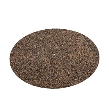 Imagem de Tapete para Discos de Vinil, Cortiça, Antiderrapante, Plataforma Giratória, para Discos LP, 12 Polegadas