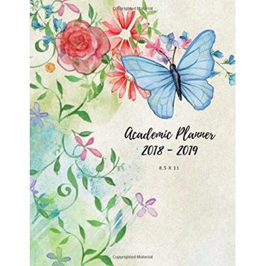 Imagem de Academic Planner 2018-2019 8.5 x 11: Weekly Calendars from August 2018 to 2019, Yearly Calendars 2018-2019, Lined Paper, To-Do Lists, Large Size 8.5 x 11 inch