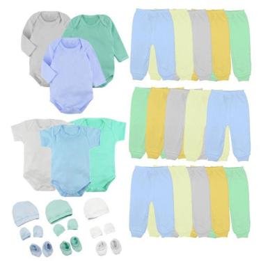 Imagem de Kit 30 Peças Roupas Bebê Enxoval Para Recém Nascido Algodão - Koala Ba