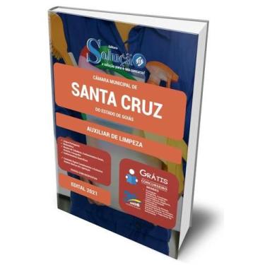 Imagem de Apostila Câmara de Santa Cruz - GO - Auxiliar de Limpeza - Editora Sol