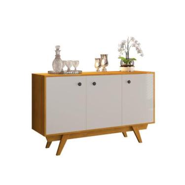 Imagem de Buffet Harmonia 3 Portas JCM Movelaria, Cinamomo/Off White