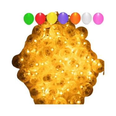 Imagem de Mini Balão de Luz LED - Lâmpada Redonda para Festa, Casamento e Natal,