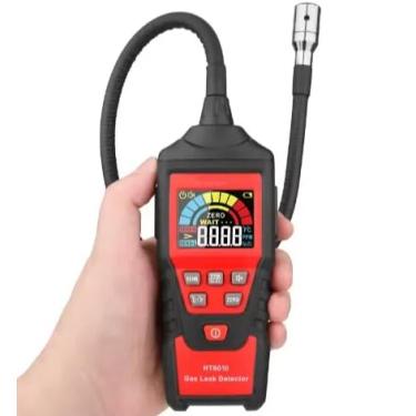 Imagem de VIHELM HT601B GasTester Detector de vazamento de gás portátil LED combustível, inflamável, analisador de gases de combustão