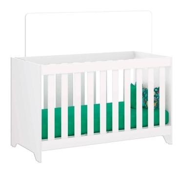 Imagem de Berço Mini Cama 3 Em 1 Multifuncional 133x64 Cm Bbi51 Branco Dtall