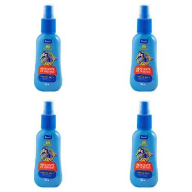 Imagem de Kit 4 Und Repelente Baruel Kids Spray 100ml