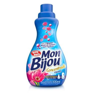 Imagem de Amaciante para Roupas Concentrado com 500ml Mon Bijou - Bom bril - Bom