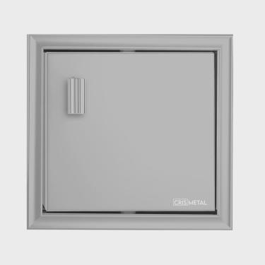 Imagem de Saboneteira de Alumínio Embutir - 755 Silver