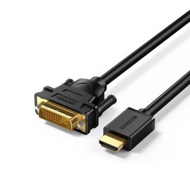 Imagem de Cabo de Vídeo Ugreen Hdmi Macho para Dvi 24 + 1 Macho 3M Preto