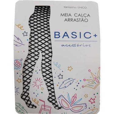 Imagem de Meia-Calça Arrastão Preta - Basic+
