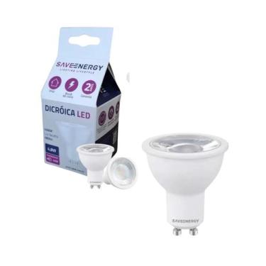 Imagem de 2 Lâmpada Mr16 Led 7w Branco Quente 2700k 580lm Save Energy