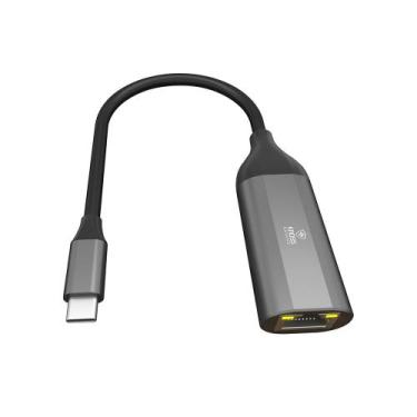 Imagem de Adaptador Kross Ke-uc0111 Usb Tipo C Para Rj45 Ethernet