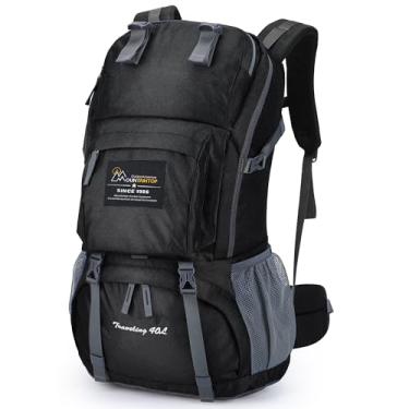 Imagem de MOUNTAINTOP Mochila de caminhada de 40 L, leve, para homens e mulheres, acampamento, mochila