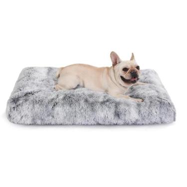 Imagem de Dog Crate Bed Bedfolks, pelúcia impermeável com capa removível
