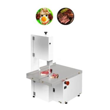 Imagem de Serra Fita De Bancada P/ Carnes Ossos Inox Lâmina 1,46m - Saro