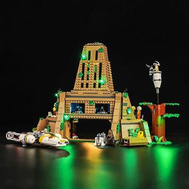 Imagem de BrickBling Luz LED compatível com Lego Yavin 4 Rebel Base 75365 conjunto de montar (construção não incluída), iluminação criativa compatível com Lego 75365