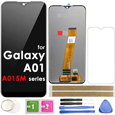 Imagem de Flying Ocean A015M Tela LCD de substituição Touch Display digitalizador para Samsung Galaxy A01 A015 2019 SM-A015M A015MDS 5,7 polegadas (não para A015F, preto