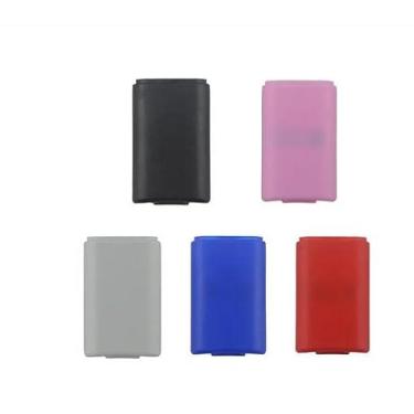 Imagem de Capa traseira colorida de bateria de jogo recarregável para substituição Xbox 360 (branca)