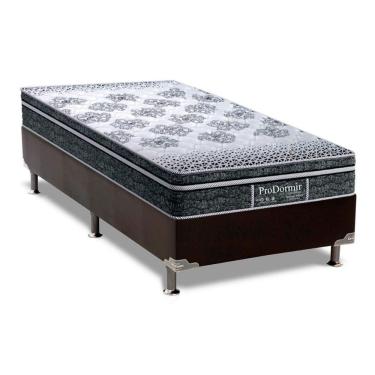Imagem de Cama Box Solteiro: Colchão Molas Ensacadas Probel Prodormir Springs + Base Black(88X188)
