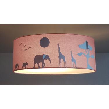 Imagem de Luminária Savana 5848 Tom Luz Iluminação Rosa-bebê