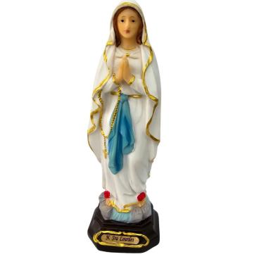 Imagem de Imagem De Nossa Senhora De Lourdes Em Resina 13cm