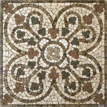 Imagem de Mosaico Religioso Bizantino Trevo Tamanho 130cm